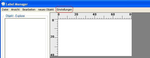 Label-Manager im Kassenprogramm
