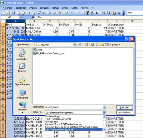 POSprom Import / Export - Screenshot 3