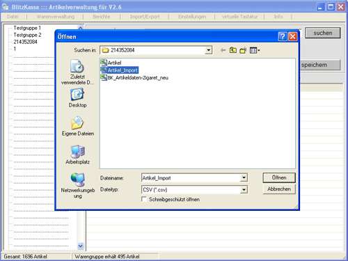 POSprom Import / Export - Screenshot 6