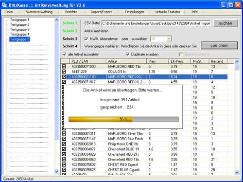 POSprom Import / Export - Screenshot 8