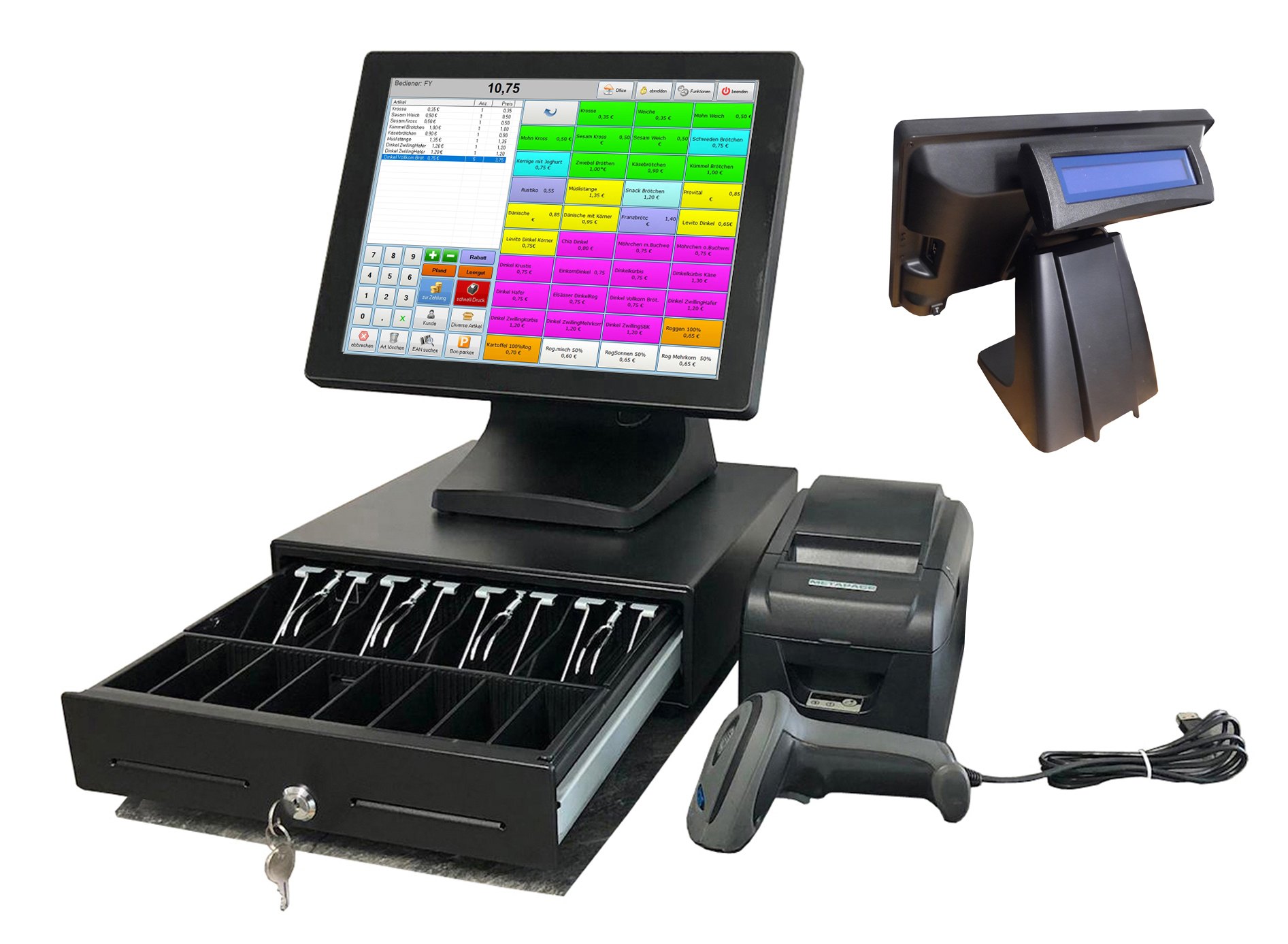 All In One 15 Kassensystem Einzelhandel Windows 10 Neuware