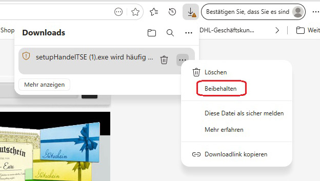 POSprom Download Microsoft Edge - Schritt 3