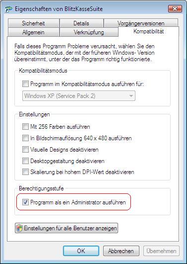 Instllation der POSprom Software unter Windows 7, 8 und 10: