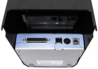 Bondrucker Metapace T-25 Rückseite USB-Anschluss
