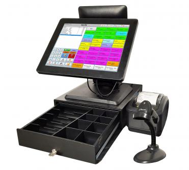 Touchscreen All-in-One 38,1cm (15 Zoll) Kassensystem für Einzelhandel & Getränkemarkt