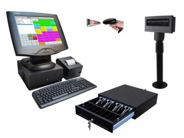 38,1cm (15") Kassensystem für Einzelhandel (Touchscreen). TSE konform.