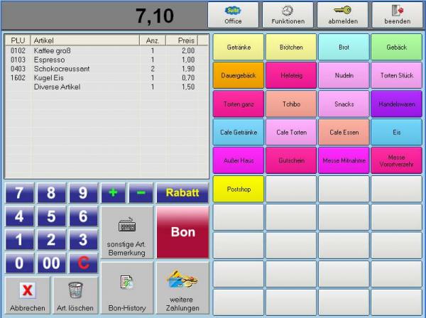 Software POSprom Suite 2.5 Verkauf
