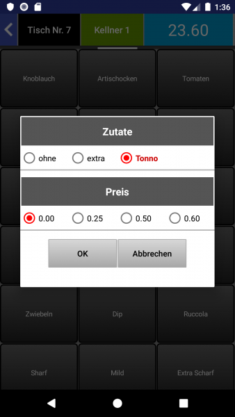 Software POSprom ProMAX 3.5: Zahlungsmodus