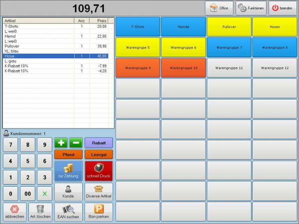 Software POSprom Handel PLUS 4.1 Verkauf
