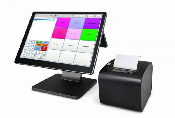 Touchscreen Kasse für Frieseursalon, Kosmetikstudio, Barbershop