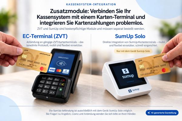 ZVT- und SumUp-Solo Modul / Schnittstelle